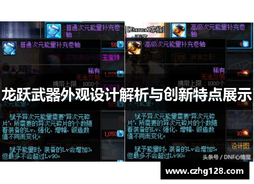 龙跃武器外观设计解析与创新特点展示